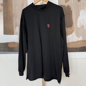 VESI Sportswear Men's Ohio State Black Long Sleeve Pullover Shirt XL Crew Neck